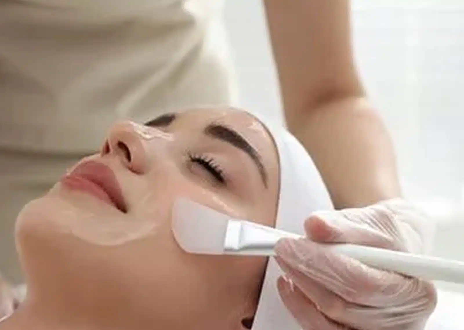 During a peel, a specialized solution During a peel, a specialized solution